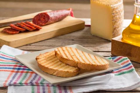 Spanish breakfast Stock Photos