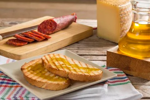 Spanish breakfast Stock Photos