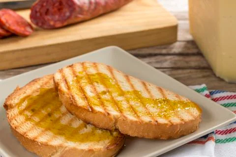 Spanish breakfast Stock Photos