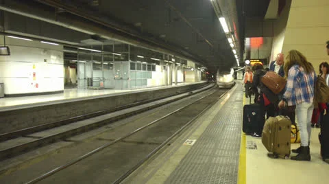 Spanish Bullet train Stock Footage 26362810
