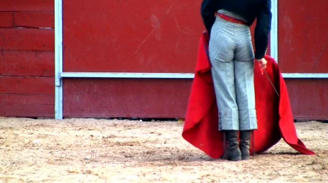 Spanish bullfight Stock Footage