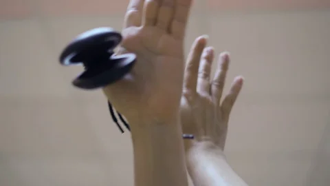 Spanish castanets in the hands Stock Footage 91716315