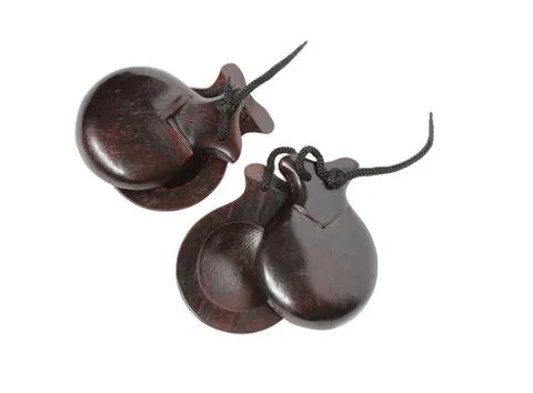 Spanish castanets Stock Photos