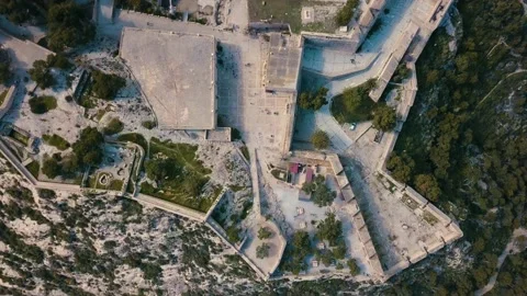Spanish Castle | Flying over Stock Footage 187522547