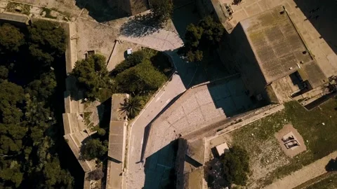 Spanish Castle | Flying over Stock Footage 187522549