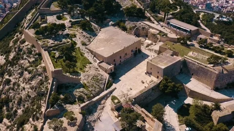 Spanish Castle | Flying over Video stock 187522773