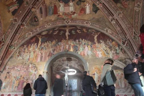 The spanish chapel in florence Stock Photos