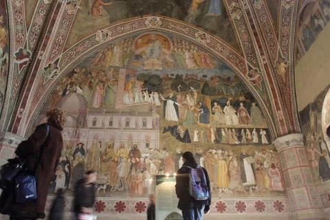 The spanish chapel in florence Stock Photos