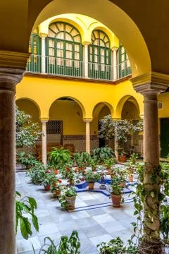 Spanish courtyard Foto stock