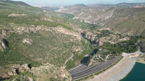 Spanish dam Video stock 267975061