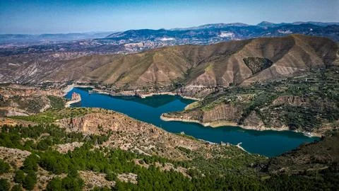 Spanish dam Stock Photos