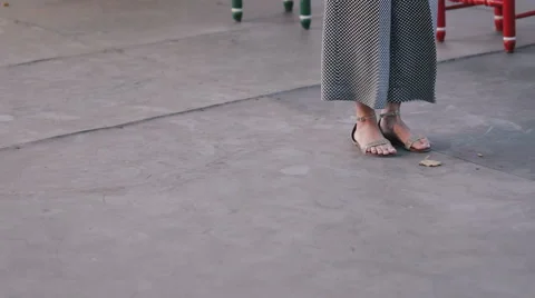 Spanish dance foot close up Stock-Footage 61076037