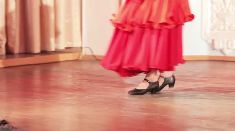 Spanish dance on stage Vídeos de archivo 51777531