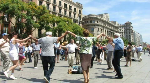 Spanish Dancing Stock Footage 484665