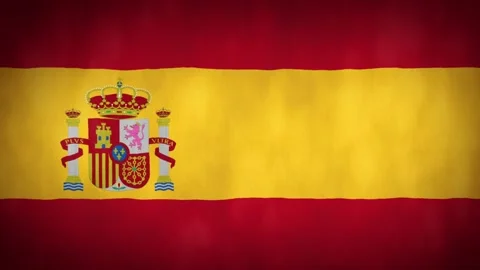 Spanish Flag in 4K Motion Graphics Stock Footage 249892180
