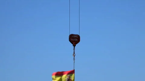 Spanish flag 스톡 동영상 771735