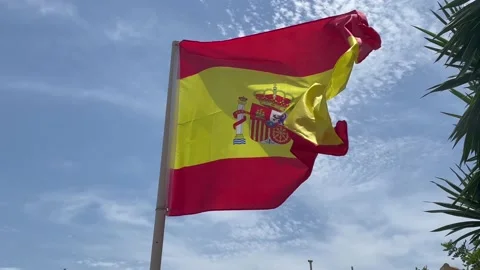 Spanish Flag 스톡 동영상 197475399