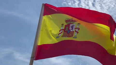 Spanish Flag Stock Footage 197475401