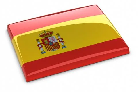 Spanish flag Stock Illustration