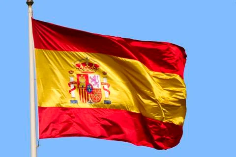 Spanish flag Stock Photos