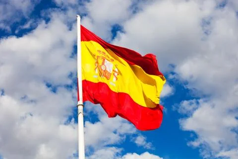 Spanish flag Stock Photos