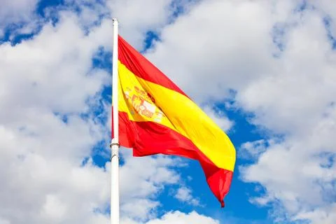Spanish flag Stock Photos
