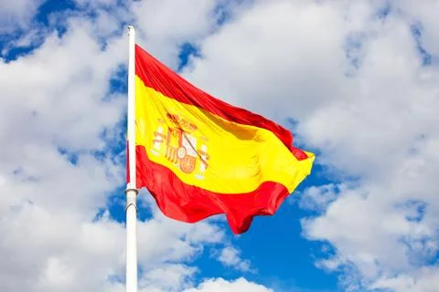 Spanish flag Stock Photos
