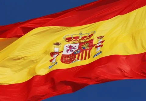 Spanish flag Stock Photos