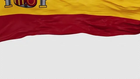 Spanish Flag Transition Reveal Pack Alpha Channel 库存影片 341651457
