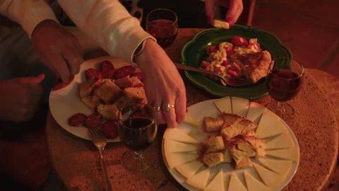 Spanish Food Tapas Stock Footage 308868238