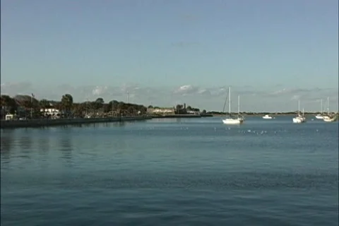 Spanish fort St Augustine FL Stock Footage