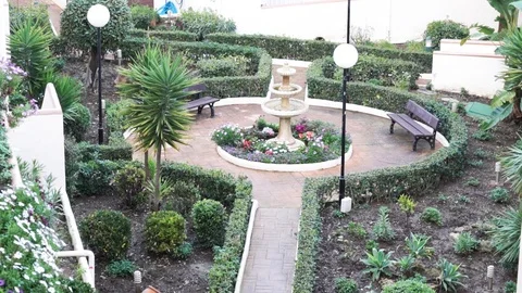 Spanish garden Stock Footage 89700160