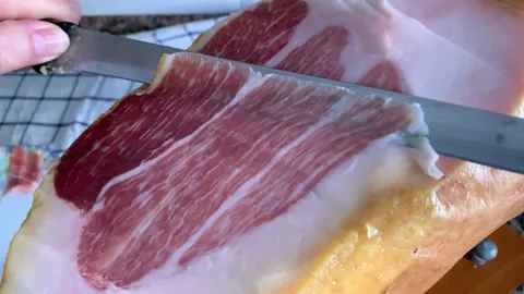 Spanish ham Stock Footage 152624340