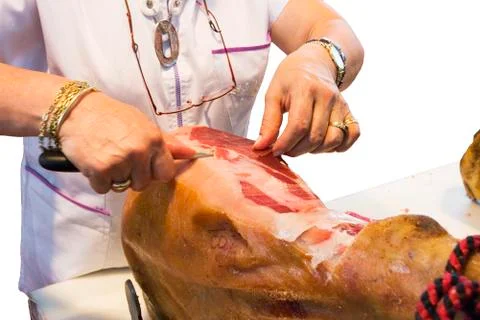 Spanish ham Stock Photos