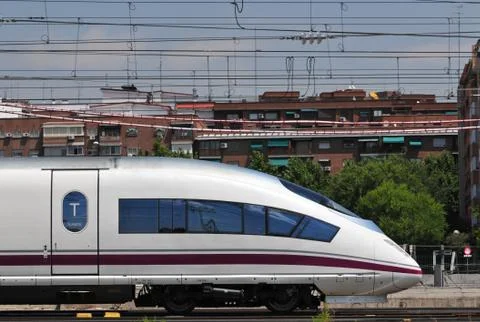 Spanish high speed train Stock Photos