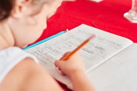 Spanish Homework Stock Photos