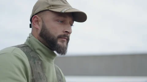 A Spanish hunter looking at infinity Stock Footage 270250348