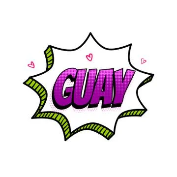 Spanish language comic text sound pop art Stock Illustration