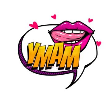 Spanish language comic text sound pop art Stock Illustration