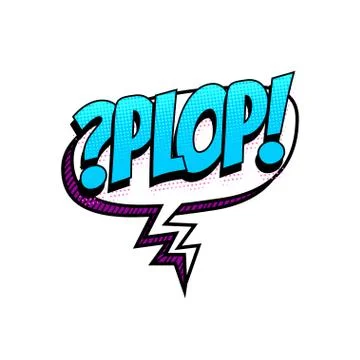 Spanish language comic text sound pop art Illustrazione stock