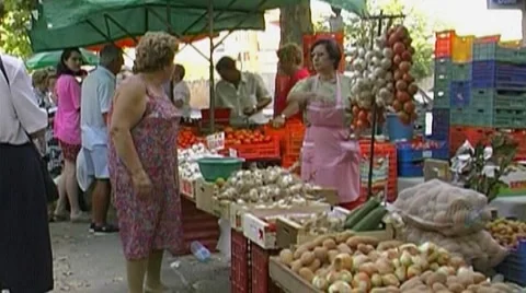 Spanish market Stock Footage 4022182
