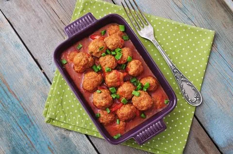 Spanish meatballs Stock Photos