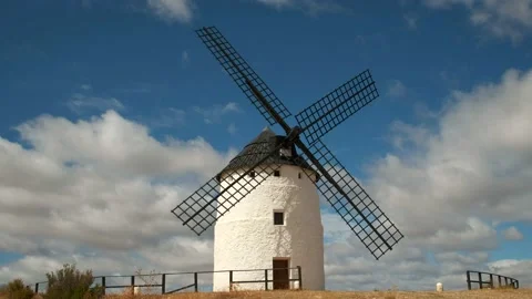 Spanish mill Stock Footage 139965505