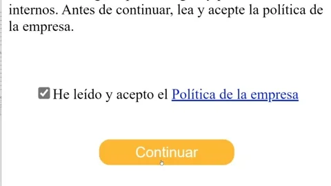 Spanish. Mouse Cursor Slides Over And Check Box I have Read and Accept Stock Footage 165171283