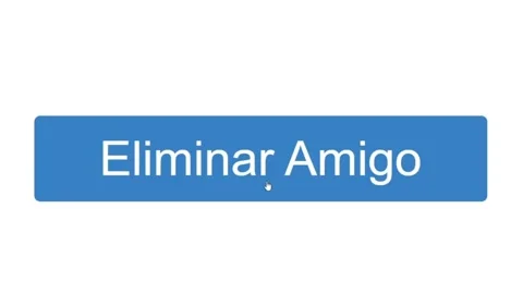 Spanish. Mouse Cursor Slides Over And Clicks Remove Friend on Social Media Stock Footage 165629298