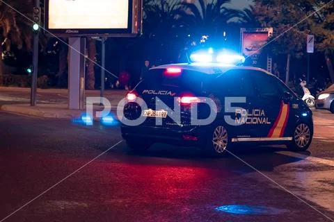 COCHE POLICIA NACIONAL PATROL AZUL