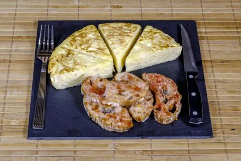 Spanish omelette 写真素材