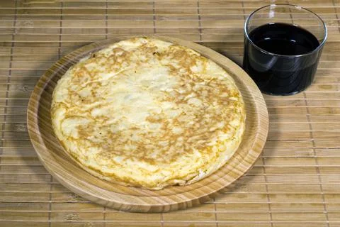 Spanish omelette Foto stock