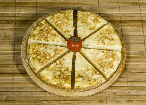 Spanish omelette Stock Photos