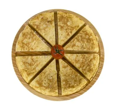 Spanish omelette 库存照片